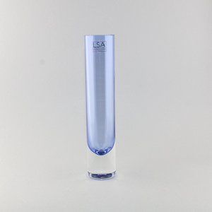 LSA International Handcrafted & Mouthblown Stem Bud Vase Poland Studio Art Glass